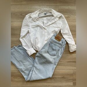 Old Navy Classic White Shirt